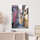 Germany Old Street Lantern Town Historical canvas print Wall Home Decor Photo