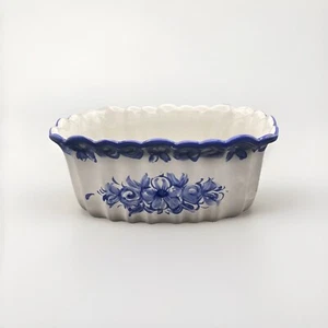 VESTAL Portugal Pottery Blue & White Cottage Core Farmhouse Vintage Rare - Picture 1 of 10
