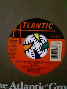 AC/DC-That's The Way I Wanna Rock N Roll/ Kissin' Dynamite 7" 45 (M-) 1988 Metal - Picture 1 of 2