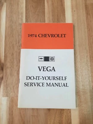 Chevrolet Vega 1974 manual de servicio original vintage OEM CHEVY GM Foto 1 de 3