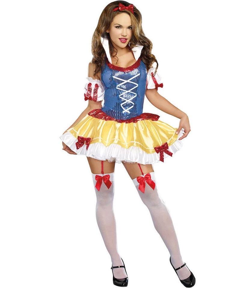 Snow White Feisty in the Forest Adult Women Costume - Image 1 of 1