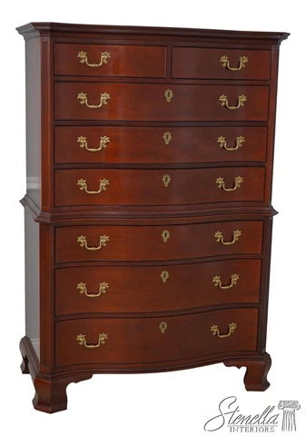60536EC: KINDEL National Trust Chippendale Mahogany High Chest Cover