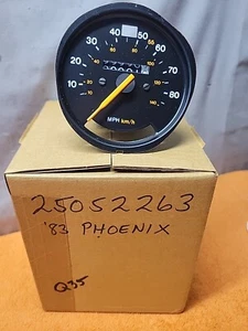 Q35•AC Delco GM 1983 Pontiac Phoenix #25052263 Speedometer Odometer Headunit  - Picture 1 of 8