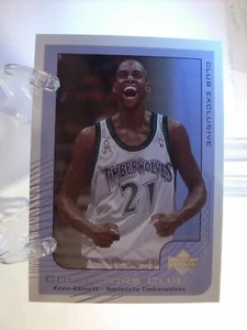 2001-02 Upper Deck Club Exclusive Basketball Card #NBA7 Kevin Garnett (82294) - Bild 1 von 2