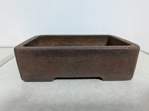 Bonsai Pot Rectangular Japanese Art Miniature Tree Container 15 x 11.3 x 4.3 cm - Picture 1 of 7