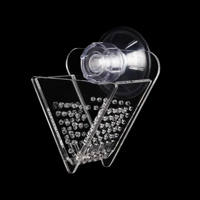 Конусообразная кормушка для красных червей акриловая V-образная для креветок аквариума чашка для кормления с Suctio... - Изображение 1 из 4