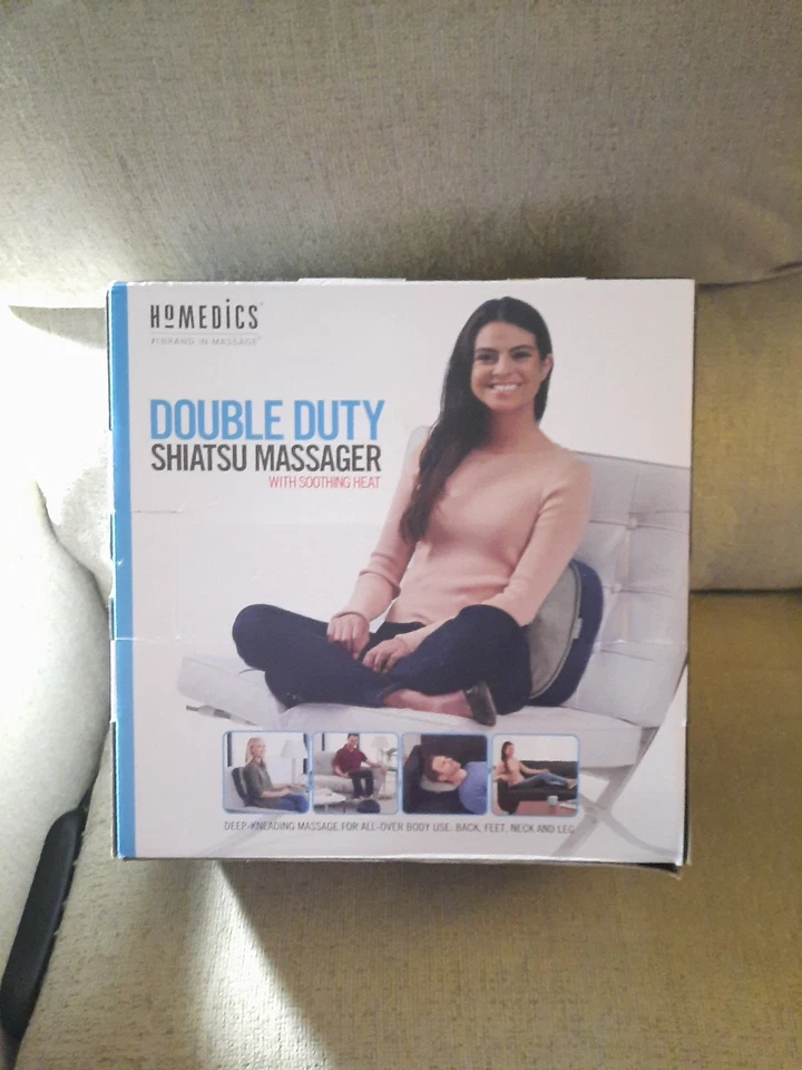 Homedics 双载指压按摩器 带舒缓热量 全新带盒 — 第 1/1 张图片