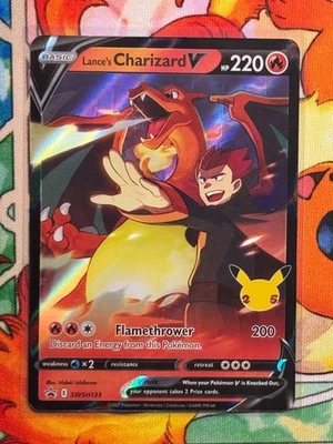 Lance's Charizard V SWSH133 SWSH: Sword & Shield Promo Cards Holo - Image 1 of 2