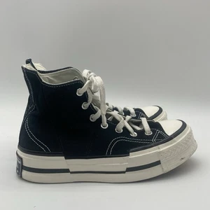Mens Size 6 Wmns 8 Converse Chuck 70 Plus Platform Black Hi Tops Sneaker A00916C - Picture 1 of 9