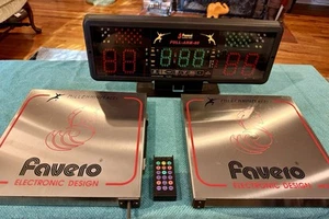 Used Favero Foil Epee Sabre Fencing Scoring Machine +2 reels +4 mini-01 +extras - Picture 1 of 8