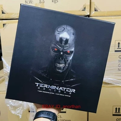 Silver Fox Terminator Genisys T-800 Endoesqueleto 1/10 Resina Figura Estatua Stock Foto 1 de 4