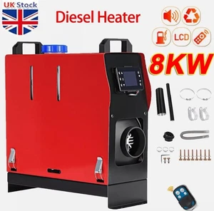 8KW Air Diesel Night Heater Car Camper Trailer Motorhome 12Volt Parking RV Van - Picture 1 of 14