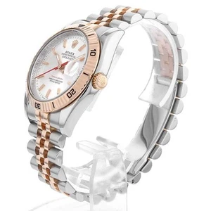 ROLEX Turnograph 116261 Silver Bar 5 Row Jubilee  F 887577 - Picture 1 of 8