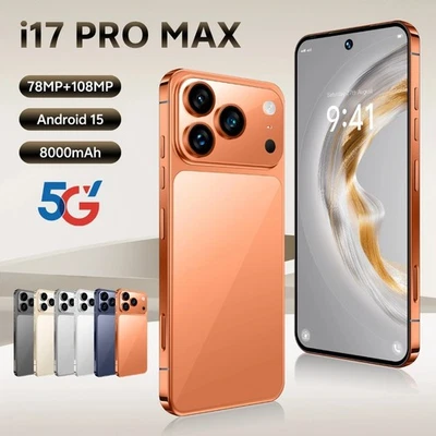 New i17 Pro Max Android Smartphone 6.9 Inch 16GB+1TB Dual Sim Unlocked 5G - Image 1 of 4