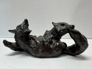 William WH Turner Bronze "Frolicking Foxes" 1995 Sculpture 9/100 Limited Edition - Picture 1 of 10