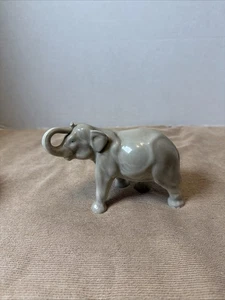 Porcelain elephant figurine, 5 1/4” Made In Germany - Picture 1 of 10