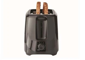 2 Slice Toaster with 6 Shade Settings and Removable Crumb Tray Black - Picture 1 of 6