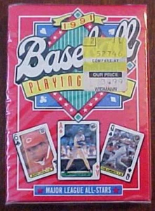 1991 U.S. Playing Card Co. Baseball Player Playing Cards - Picture 1 of 2