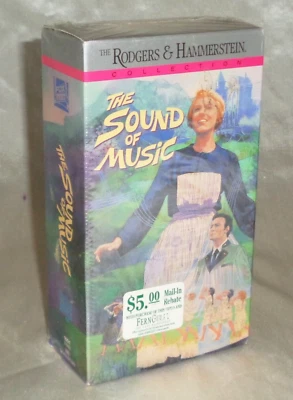 FACTORY SEALED The Sound Of Music VHS Fox Video Watermarked Julie Andrews - Image 1 of 4