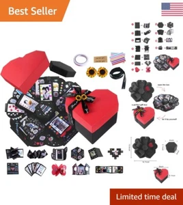 Handmade Love Explosion Box - DIY Photo Album & Gift Box for Special Occasions - Picture 1 of 9