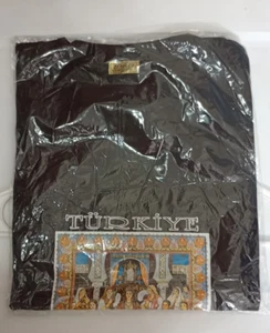 MEN'S TSHIRT ISTANBUL TURKIYE XXL COTTON BLACK NIP NWT - Picture 1 of 5