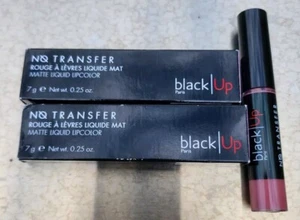 *2 Black Up No Transfer Matte Liquid Lipcolor Rapid-Drying Ultra-Pigmented LM/13 - Picture 1 of 5