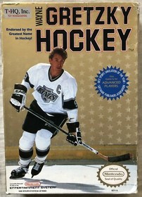 Wayne Gretzky Hockey Nintendo NES 1990 video game original box cartridge booklet