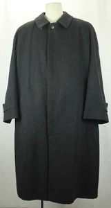 LODENFREY MEN'S CHARCOAL GRAY WOOL/CASHMERE OVERCOAT TOPCOAT SIZE 54S EUC! - Foto 1 di 13