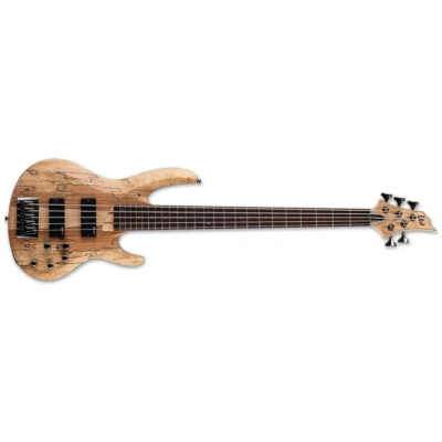 ESP LTD B-205SM Spalted Maple Natural Satin NS - FREE BAG - 5-String Bass B205SM - Image 1 of 4