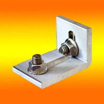 BAU-TECH SOLARENERGIE 1 Würth Kreuzverbinder (0% MwSt.*) Alu inkl. Verschraubung für PV Solar Montage