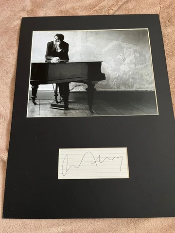 Bryan Ferry Roxy Music Singer Signed Card UACC  Reg Dealer Cover