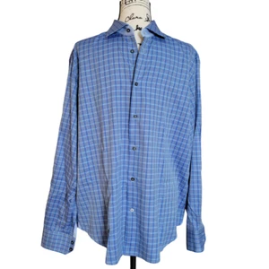 Robert Graham blaues Button Down Herren Hemd - Größe XL - Bild 1 von 11