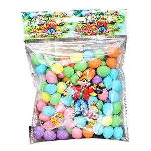 2 Bags Colorful Artificial Easter Eggs Glitter Easter Party Decorations - Picture 1 of 12