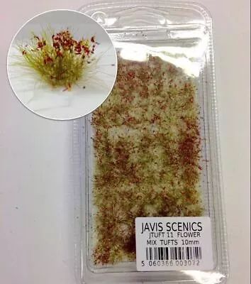 Blumenmischung 10 mm Modelllandschaft statisches Gras Javis JTUFT11