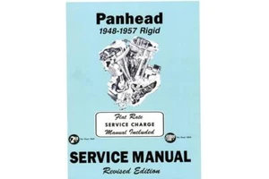Manual de servicio de fábrica Panhead 1948 a 1957 hecho en EE. UU. - Imagen 1 de 3