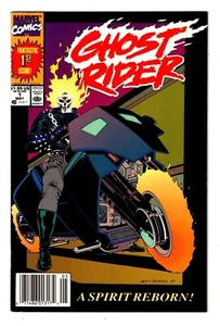 GHOST RIDER 1 (9.0) Newsstand,1st App DAN KETCH AS GHOST RIDER, 1ST DEATHWATCH * - Picture 1 of 2