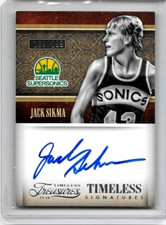 JACK SIKMA 2013-14 PANINI TIMELESS TREASURES CERTIFIED AUTOGRAPH#/299