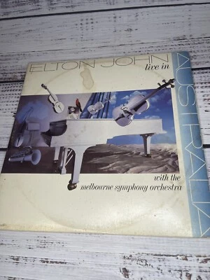 ELTON JOHN LIVE IN AUSTRALIA 1987 DBL LP "CANDLE IN THE WIND" MCA2-8022 - Image 1 of 4