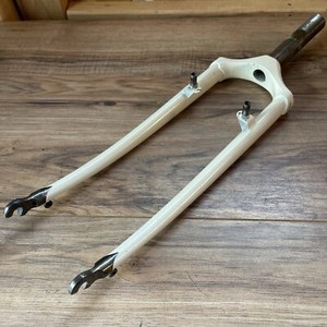 Vintage 80s 1-inch 1” Threaded Wide Crown 26 MTB Fork Lugged Chrome Dropout