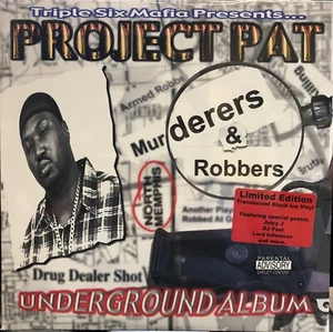 Project Pat - Murderers & Robbers (Translucent Black Ice Vinyl) Official Listing - Picture 1 of 3