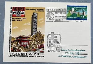 Österreich Karte Wipa 1981 von UNO Wien - Bild 1 von 2