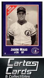 Jason Maas 1990 Columbus Clippers Police #8  New York Yankees