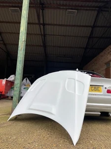 BMW E46 GTR BONNET SKIN PRE-FACELIFT COUPE (FIBREGLASS) *READ DESCRIPTION* - Picture 1 of 7