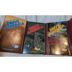 Reader's Digest DRIVE AMERICA 1996 Road Atlas 3-Volume Set Vinyl Case 50 States - Picture 1 of 2