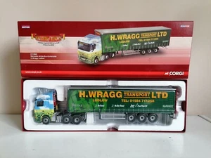 Ltd Edtn Corgi "Mercedes Actros Eco-Curtainside, H Wragg Transport" - CC13822 - Picture 1 of 6