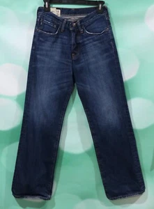 Abercrombie Boys 14 Slim Kilburn Low Rise Boot Cut Blue Jeans - Picture 1 of 5