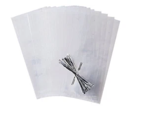 (100-PACK) WILTON 1912-1239 CELAR PARTY BAGS w/TIES *D5 - Picture 1 of 1