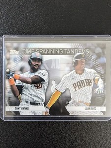 2023 Topps Update TONY GWYNN / JUAN SOTO Time Spanning Tandems #TS-5 Padres ⚡️
