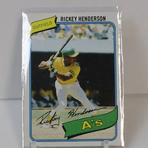 1980 Topps #482 Rickey Henderson - Picture 1 of 6