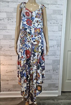 Mono para mujer Vince Camuto mediano floral cachemira lazo dobladillo en ángulo Foto 1 de 4